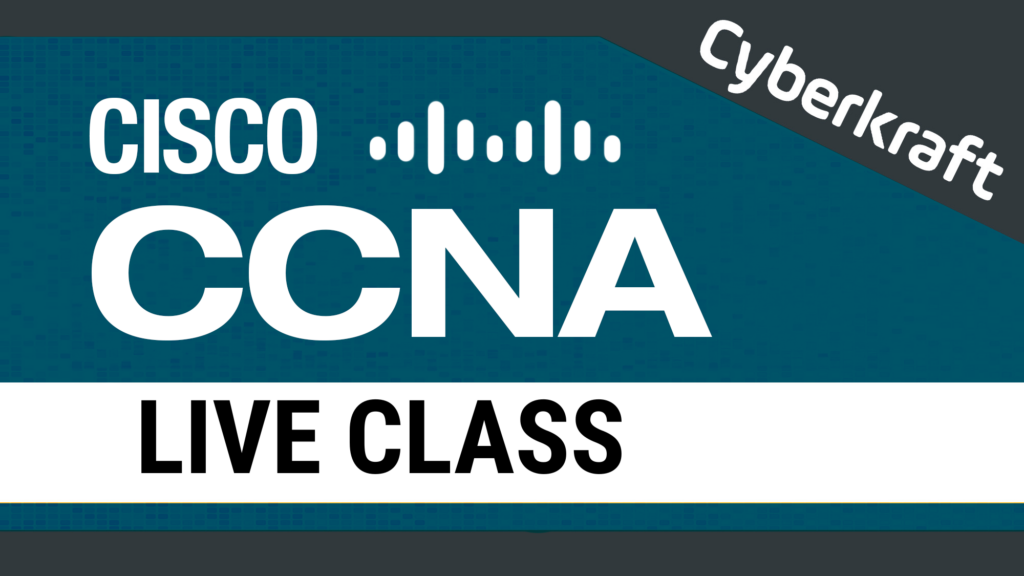 CISCO CCNA LIVE CLASS GRAPHIC