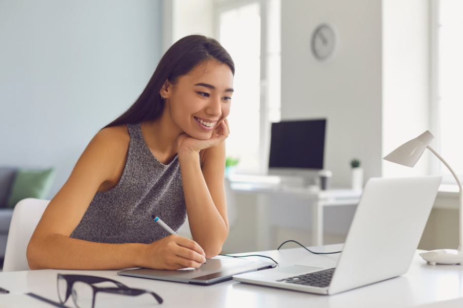 Young female IT professional