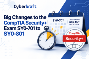 Sec+ SY0-701 to SY0-801 Blog Graphic