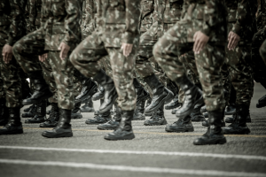 marching soldiers